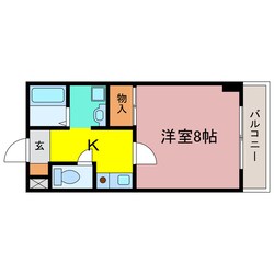 膳所駅 徒歩19分 4階の物件間取画像